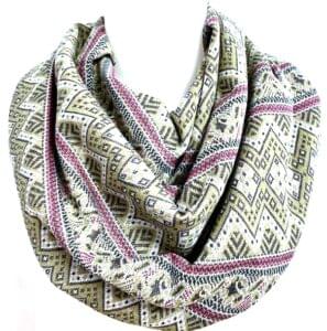 Scarf teenager indian olive (263)