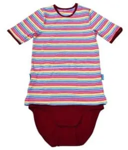 T-shirt romper/body korte mouw