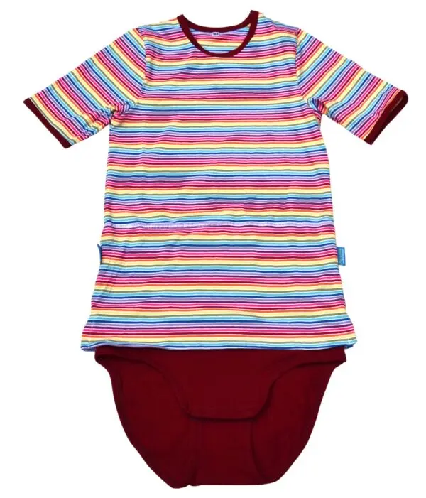 T-shirt romper/body korte mouw