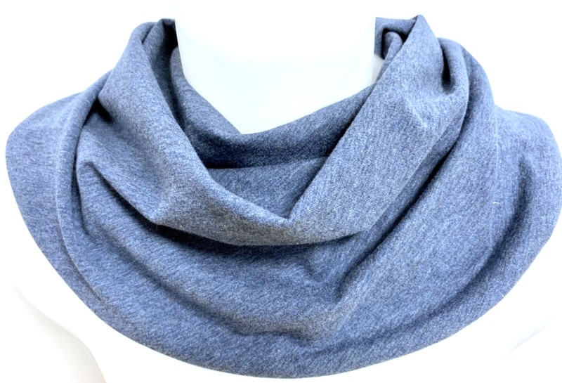 Sjaal volwassenen softblauw (259)