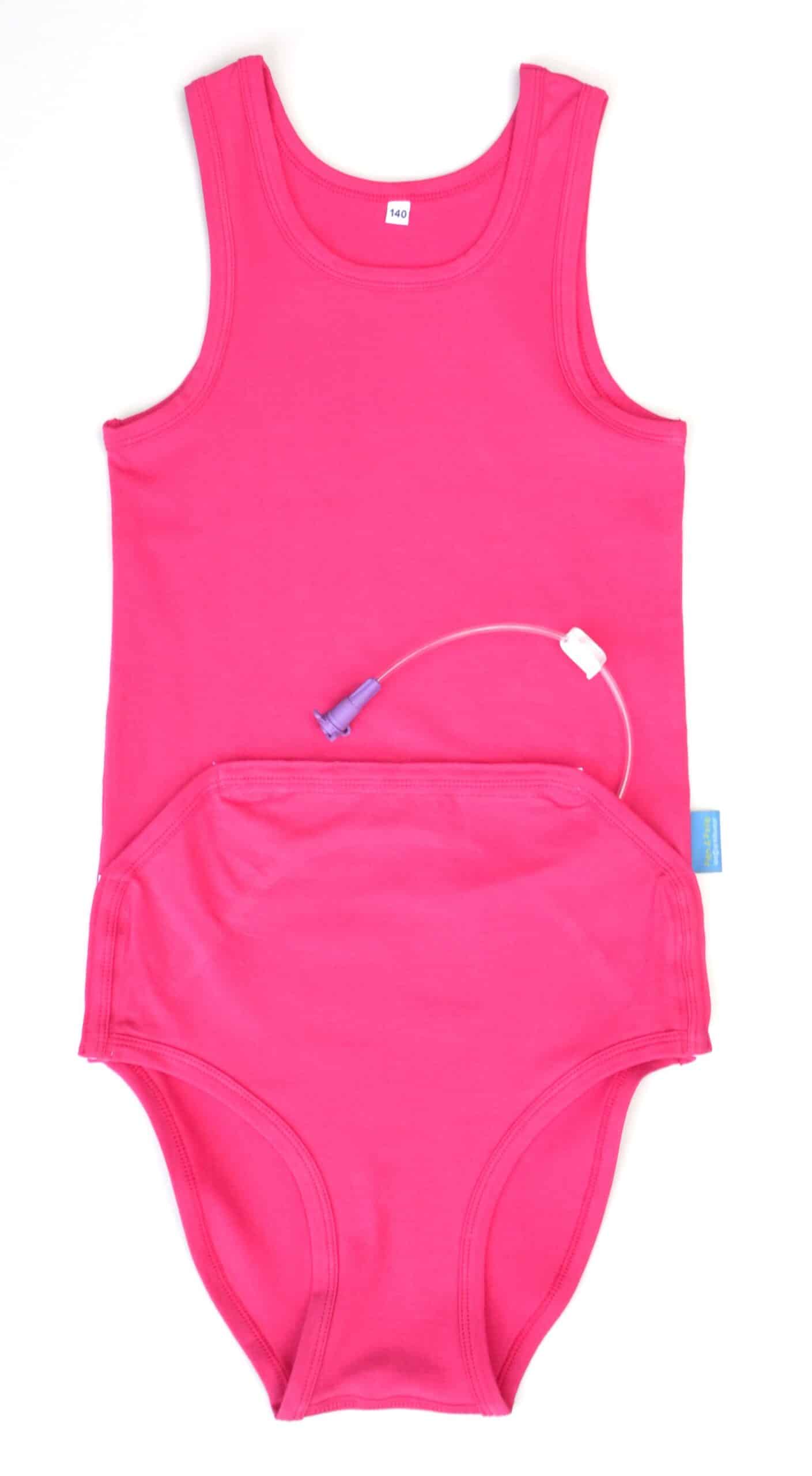 romper with belly closure