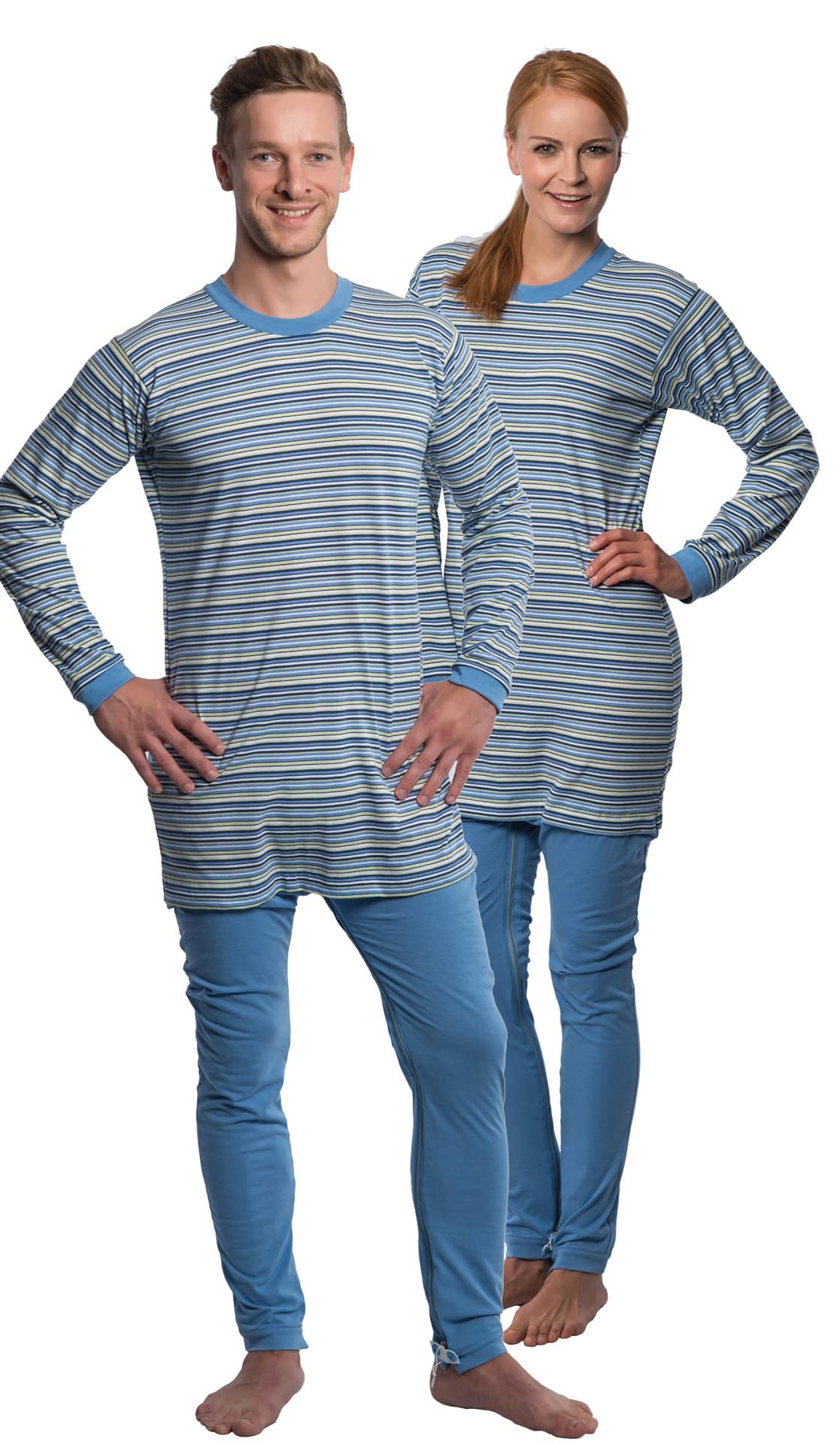 Suprima pajamas blue striped (04080)