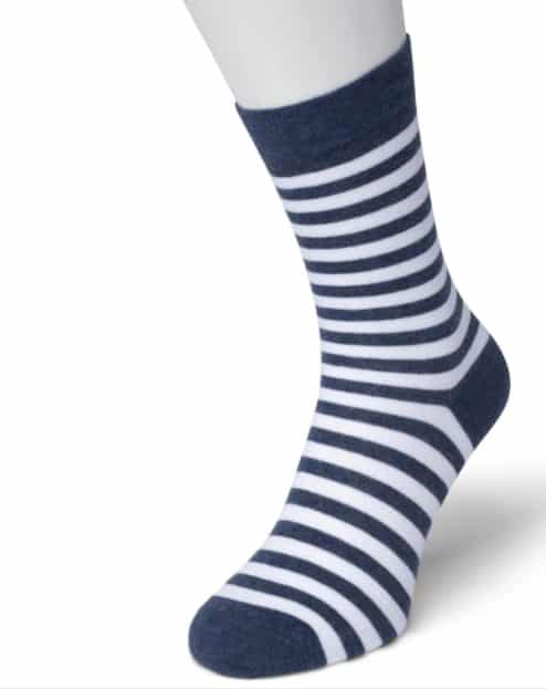 Bonnie Doon basic stripe sock