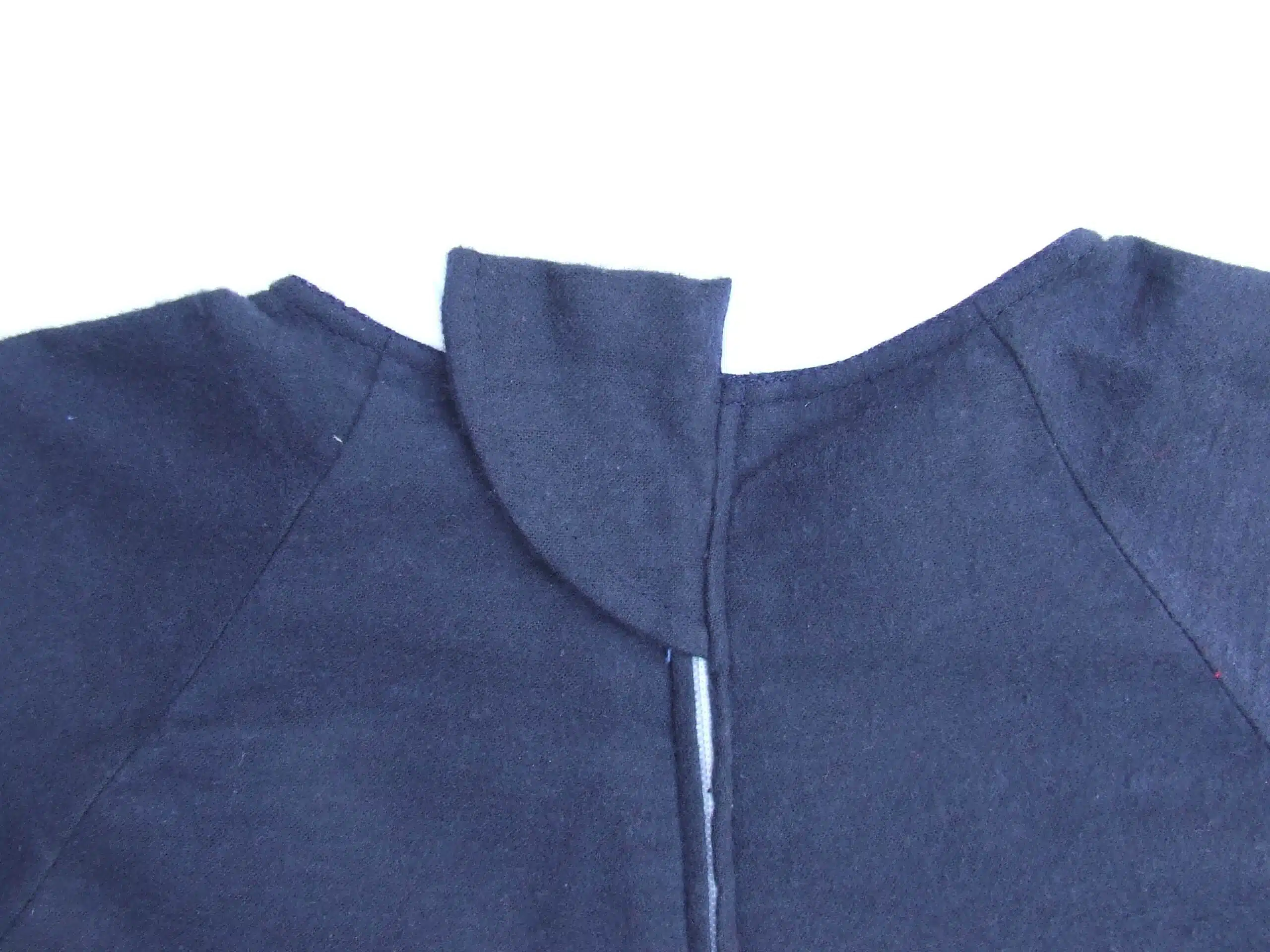 Flanell-Pyjama mit Reißverschluss auf der Rückseite