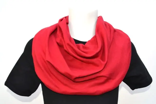 Sjaal volwassenen rood