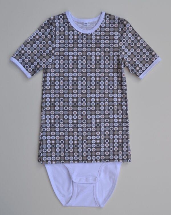 T-shirt romper/body korte mouw