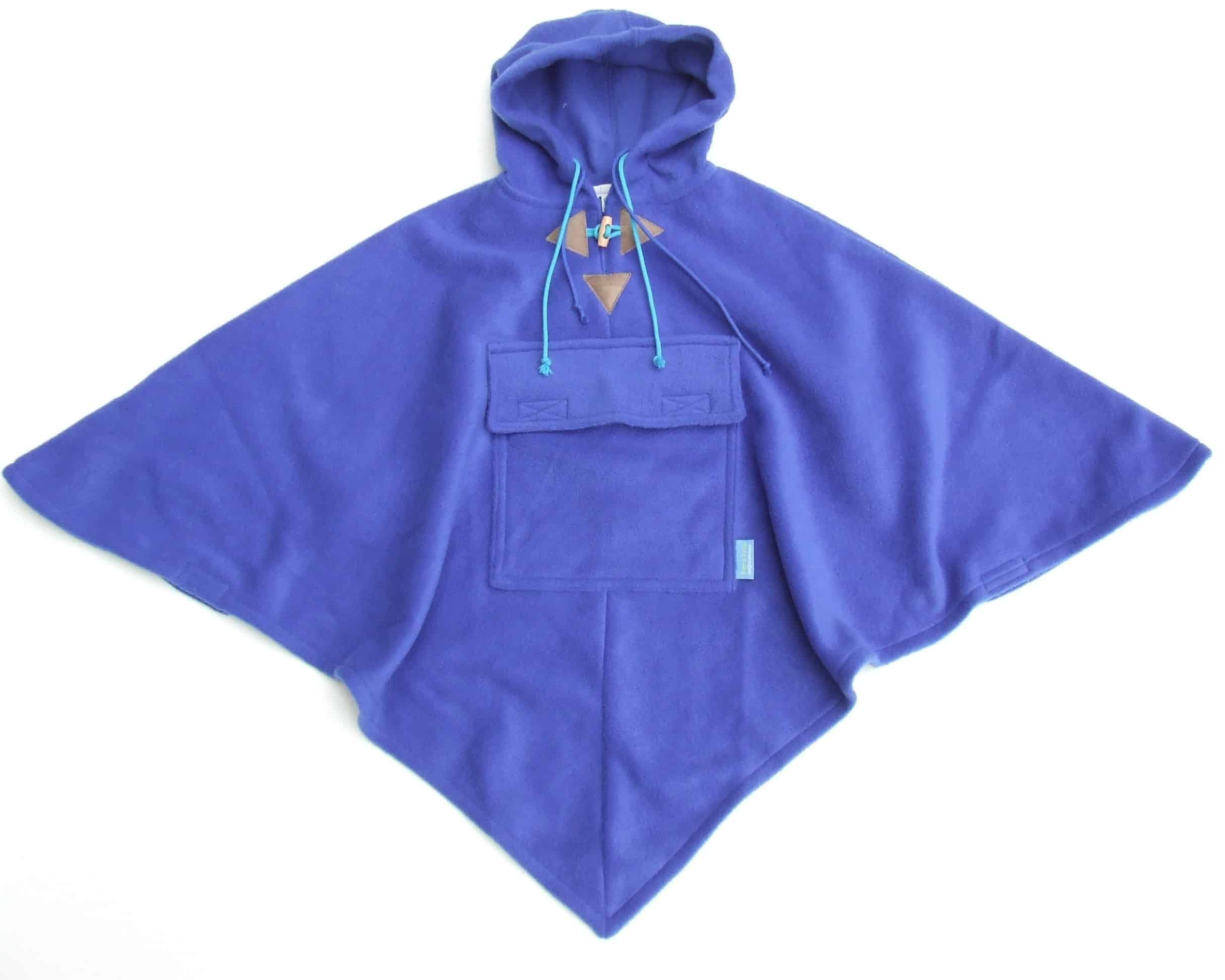 Poncho basic  fleece small