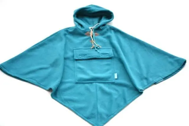 Poncho basic  fleece small