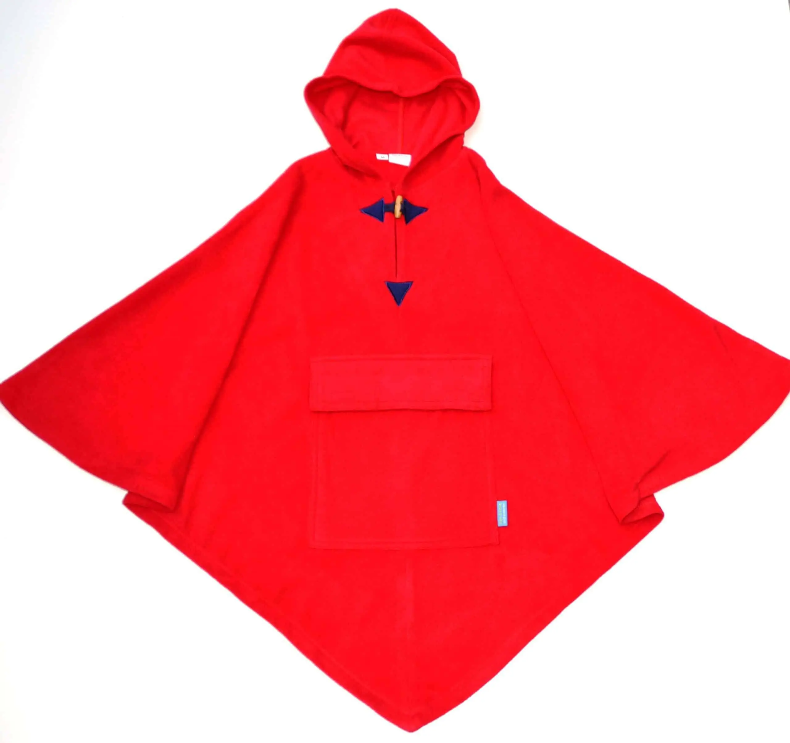 Poncho basic fleece large