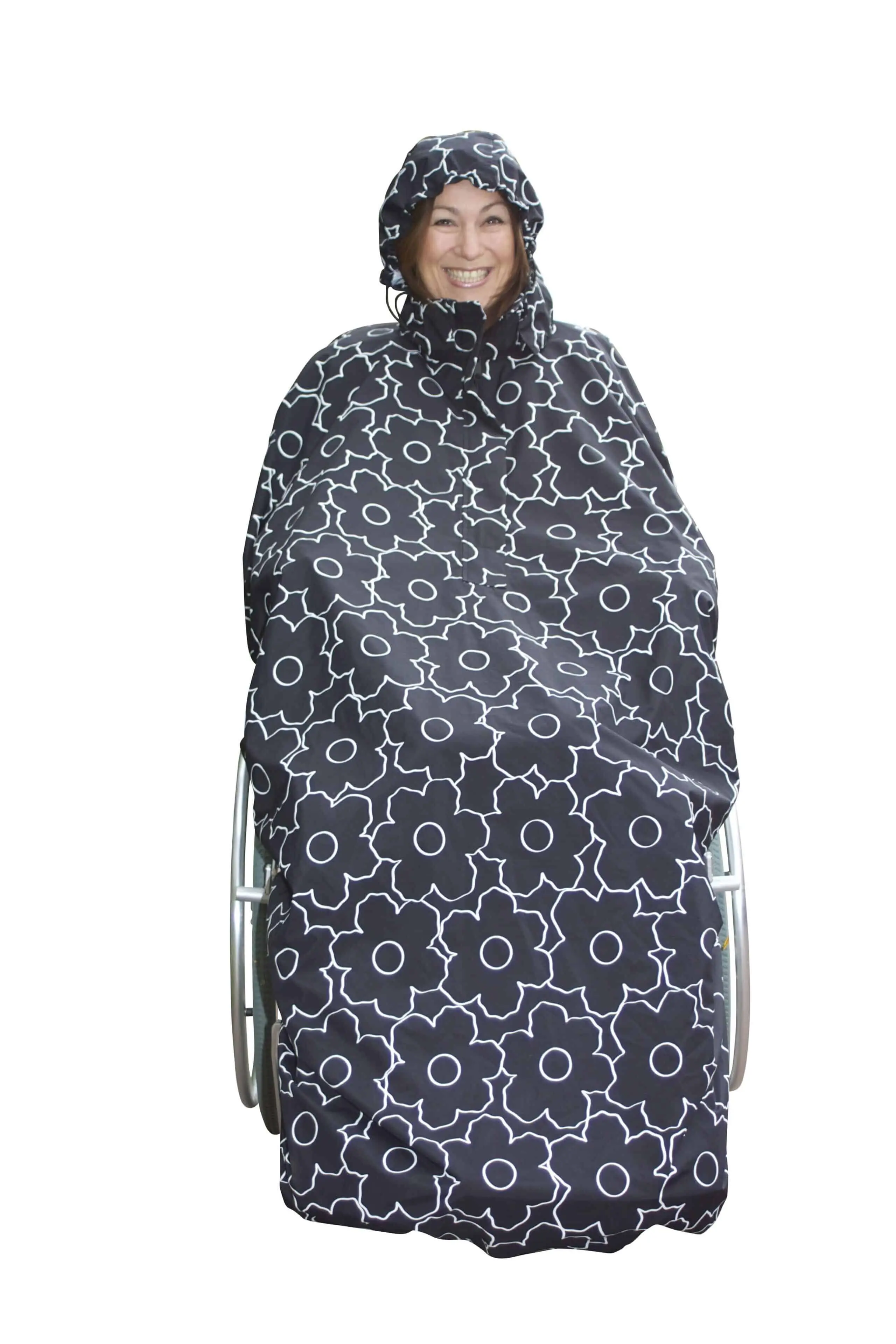 Regen Rolstoelcape Happy Rainy Days
