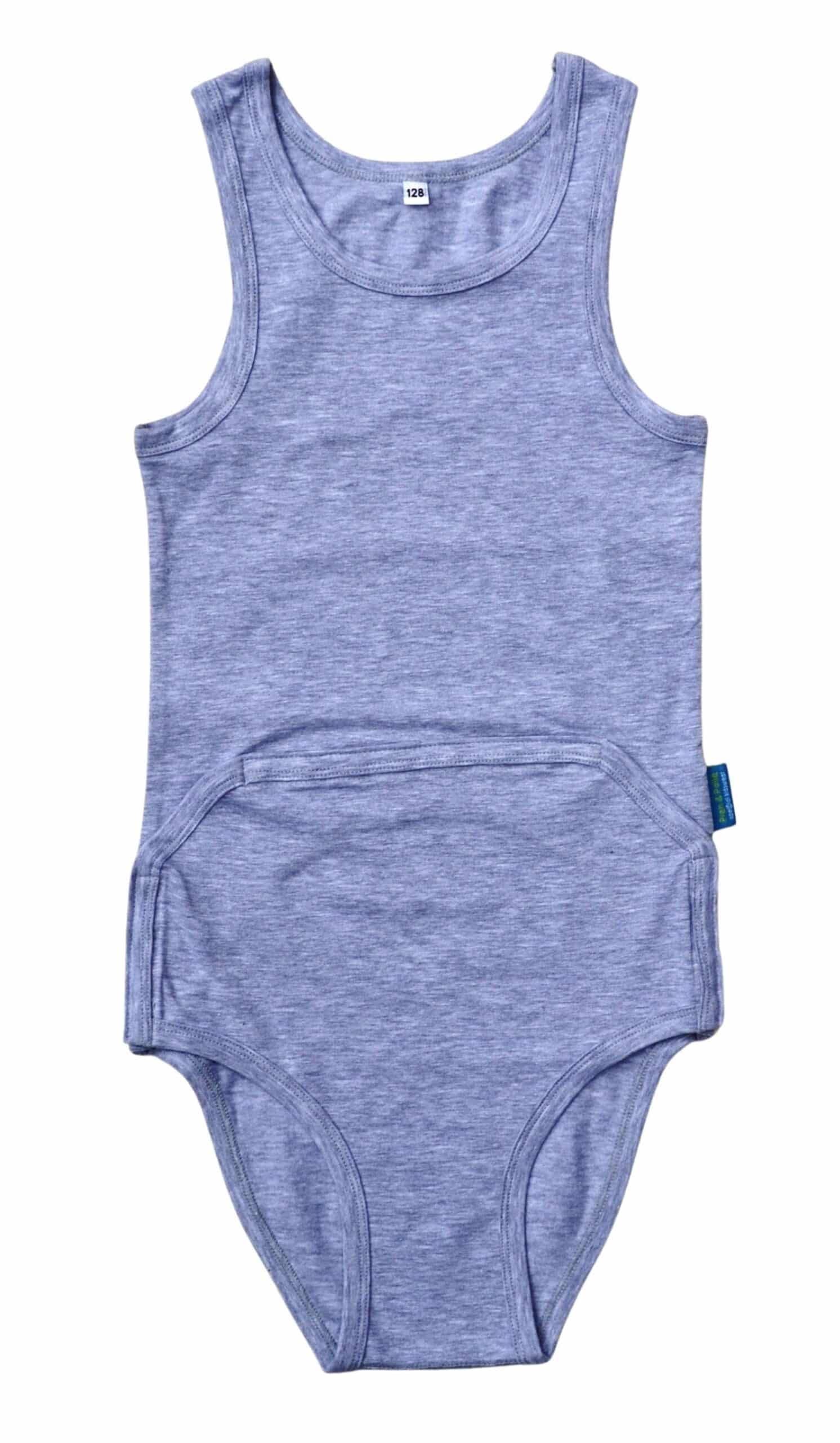 romper with belly closure