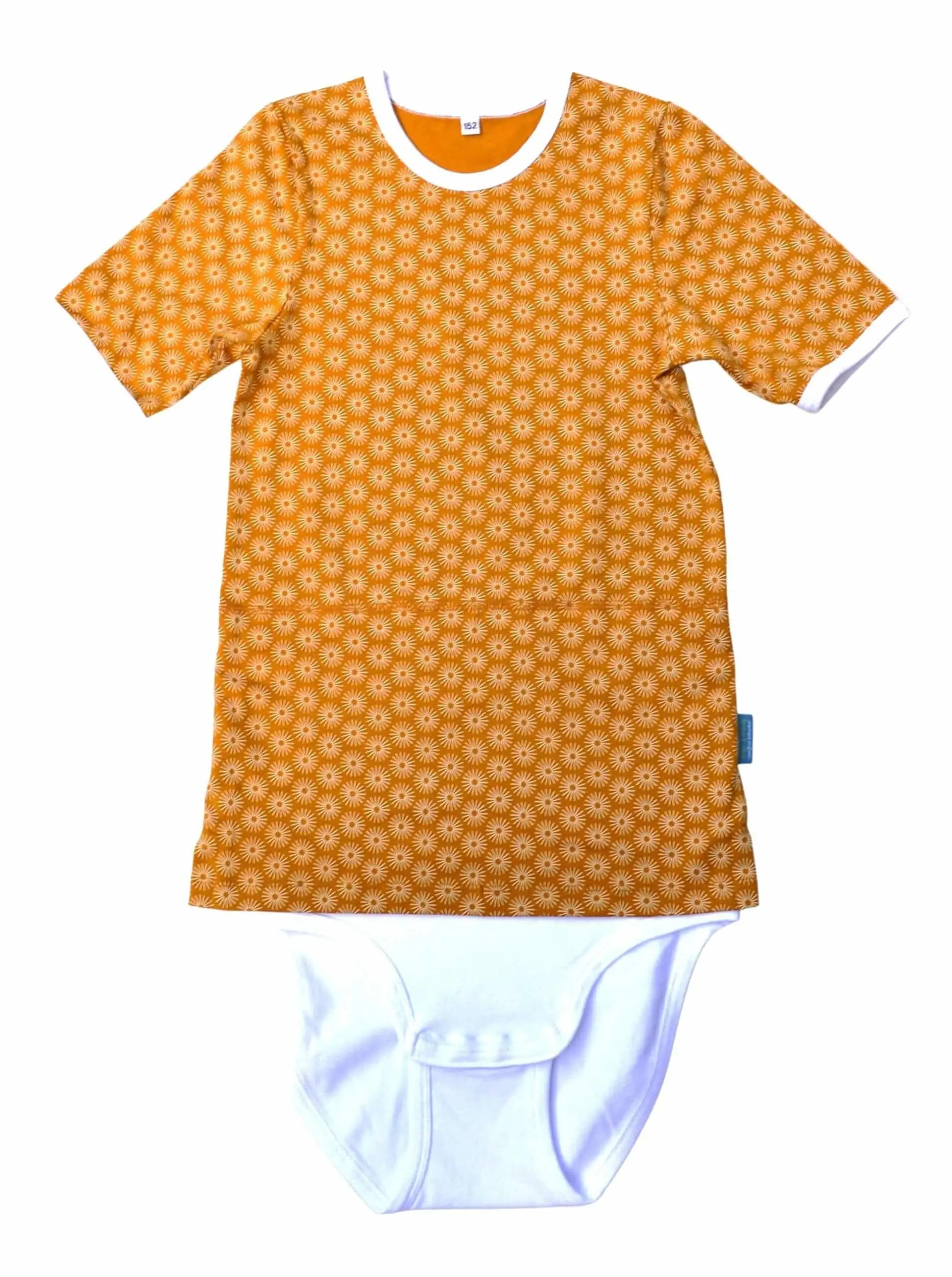 T-shirt romper/body korte mouw