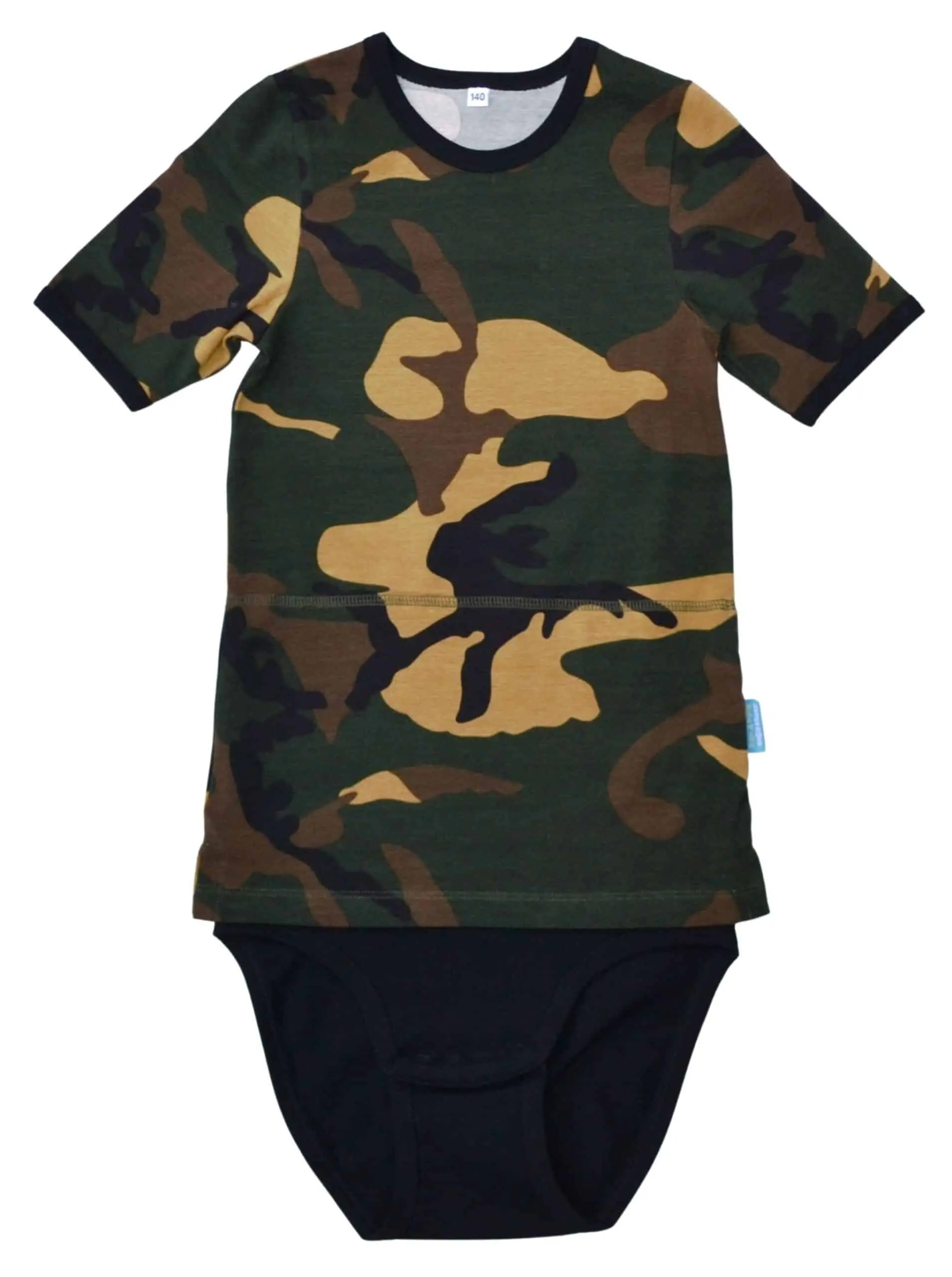 T-shirt romper/body korte mouw
