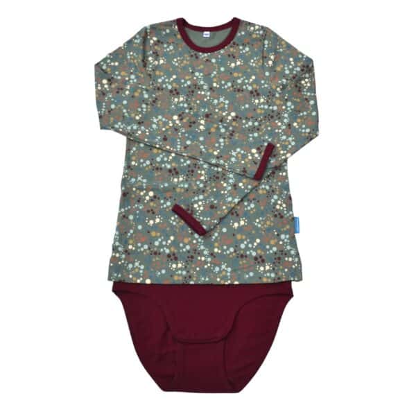 T-Shirt romper/body lange mouw