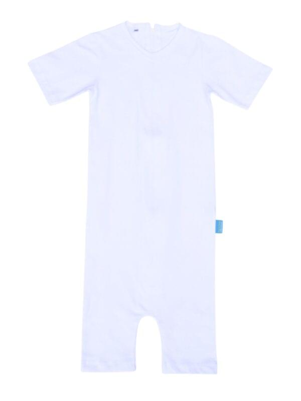 Romper suit with zipper on the back and short sleeves and legs - Image 7