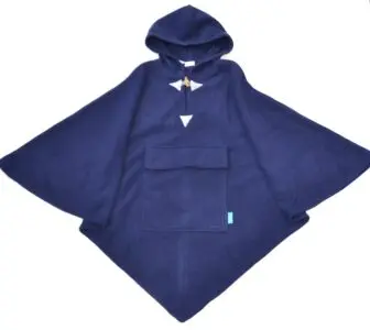 Rollstuhlponcho Basic Fleece large verschiedene Farben