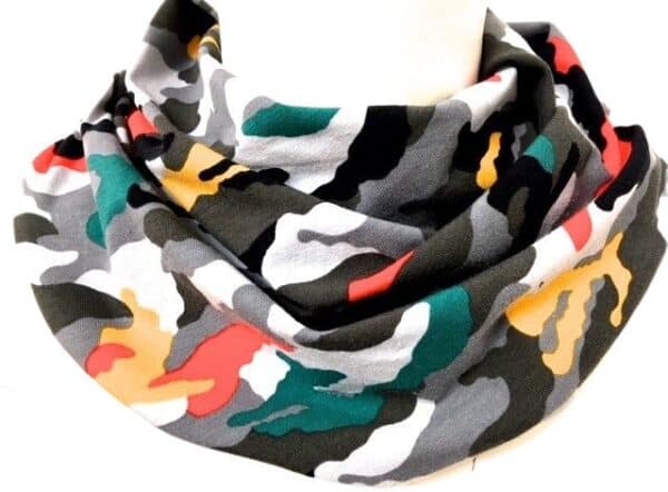 Scarf child colorful camouflage (230)