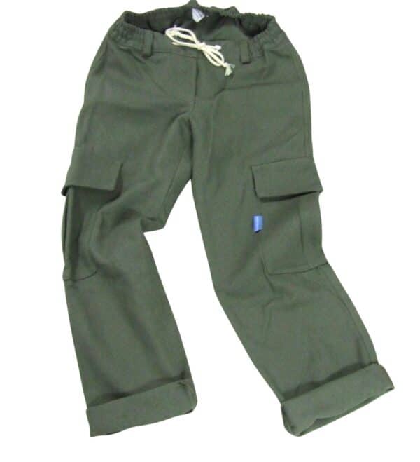 Adjusted trousers cotton in several colours