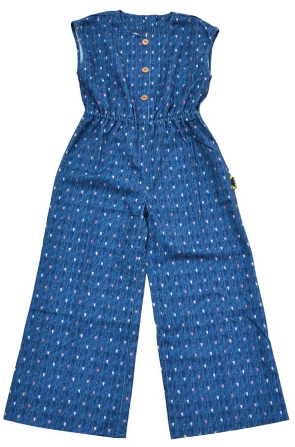 Onesie mouwloos met rits op de rug 128 t/m 164 - Afbeelding 6
