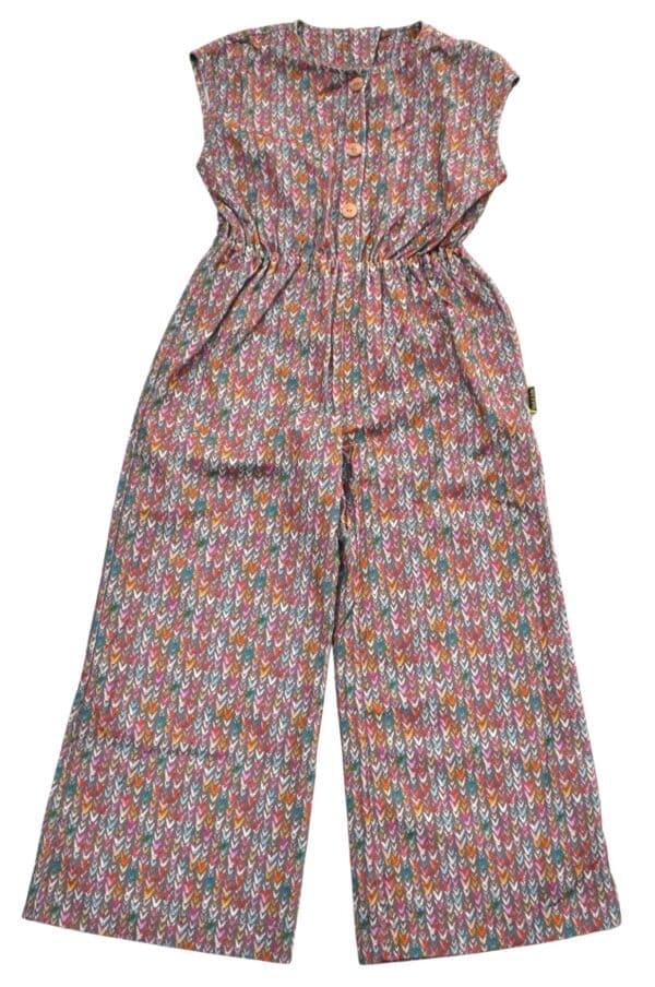 Onesie mouwloos met rits op de rug 128 t/m 164