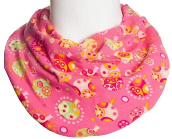 Scarf child pink retro (16)