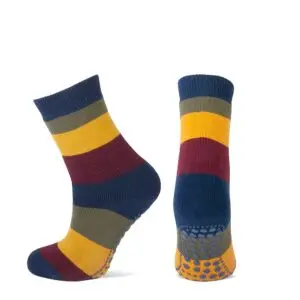 Yellow Moon antislip sok Brede streep