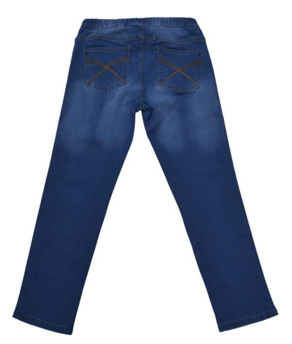 Adjusted basic trousers with drawing at the waist - Image 5