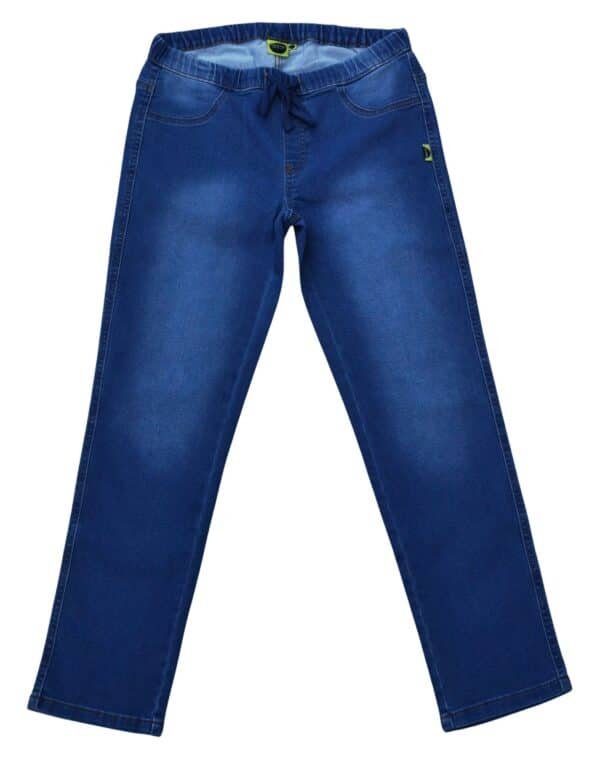 Adjusted basic trousers with drawing at the waist - Image 2