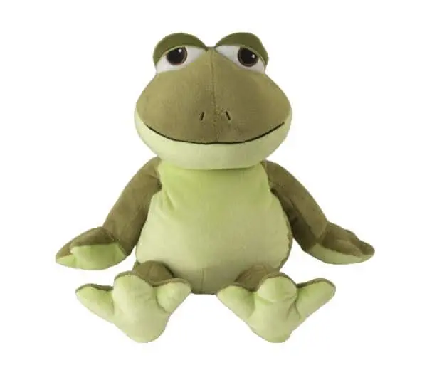 Getreidekörner und getrocknete Lavendelküsse Frosch