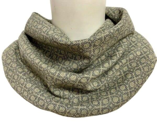 Scarf teenager olive green retro (266)