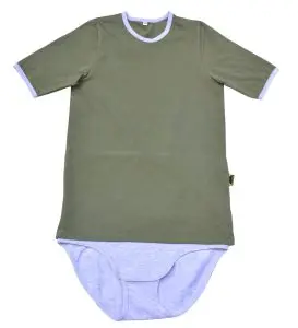 SALE T-shirt romper/body korte mouw maat 188