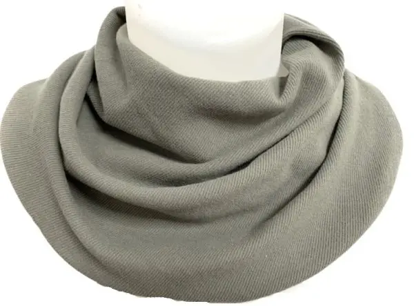 Scarf adult olive green rib (361)