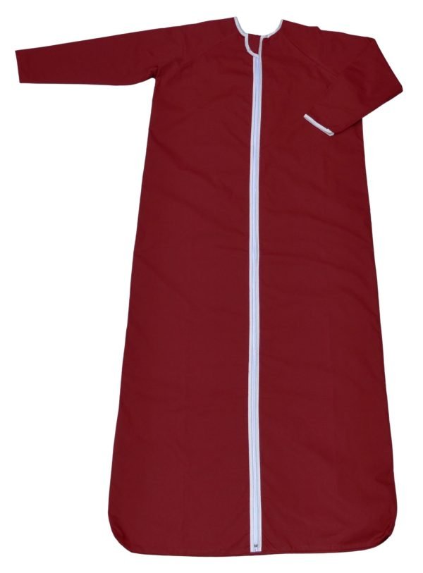 Summer sleeping bag with sleeve and zipper on the front or back (1.80, 2.00)